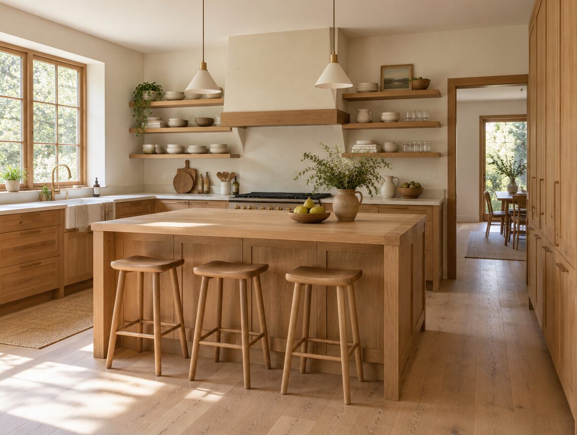 Cucina su misura in rovere